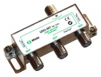 UDU-307_  rozbočovač, 3 výst.  6,8 dB,  DC pass