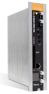 564301_ transmodultor vstup 3x DVB-S2 / DVB-T,  vstup 2x DVB-T,  CI,  T0X