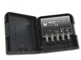 AM-352_ zesilova, 3 vstupy FM/ DAB - UHF - UHF
