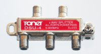 DSU-4_ rozbočovač, 4 výst.  7 dB,  DC pass